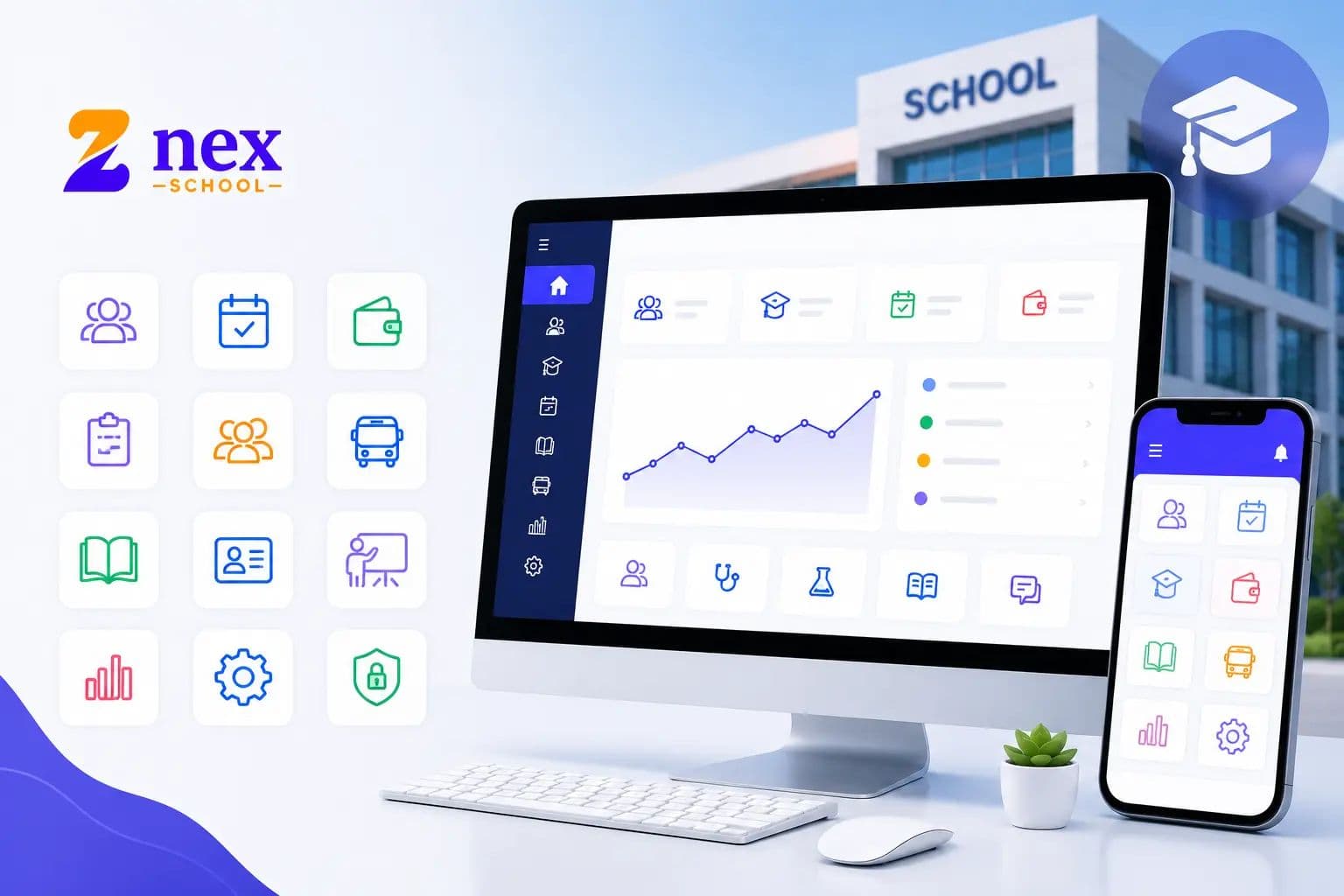 School Management Software product preview